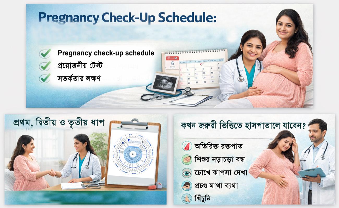 Pregnancy Check-Up Schedule: গর্ভাবস্থায় কোন মাসে কোন ডাক্তার দেখাতে হবে?